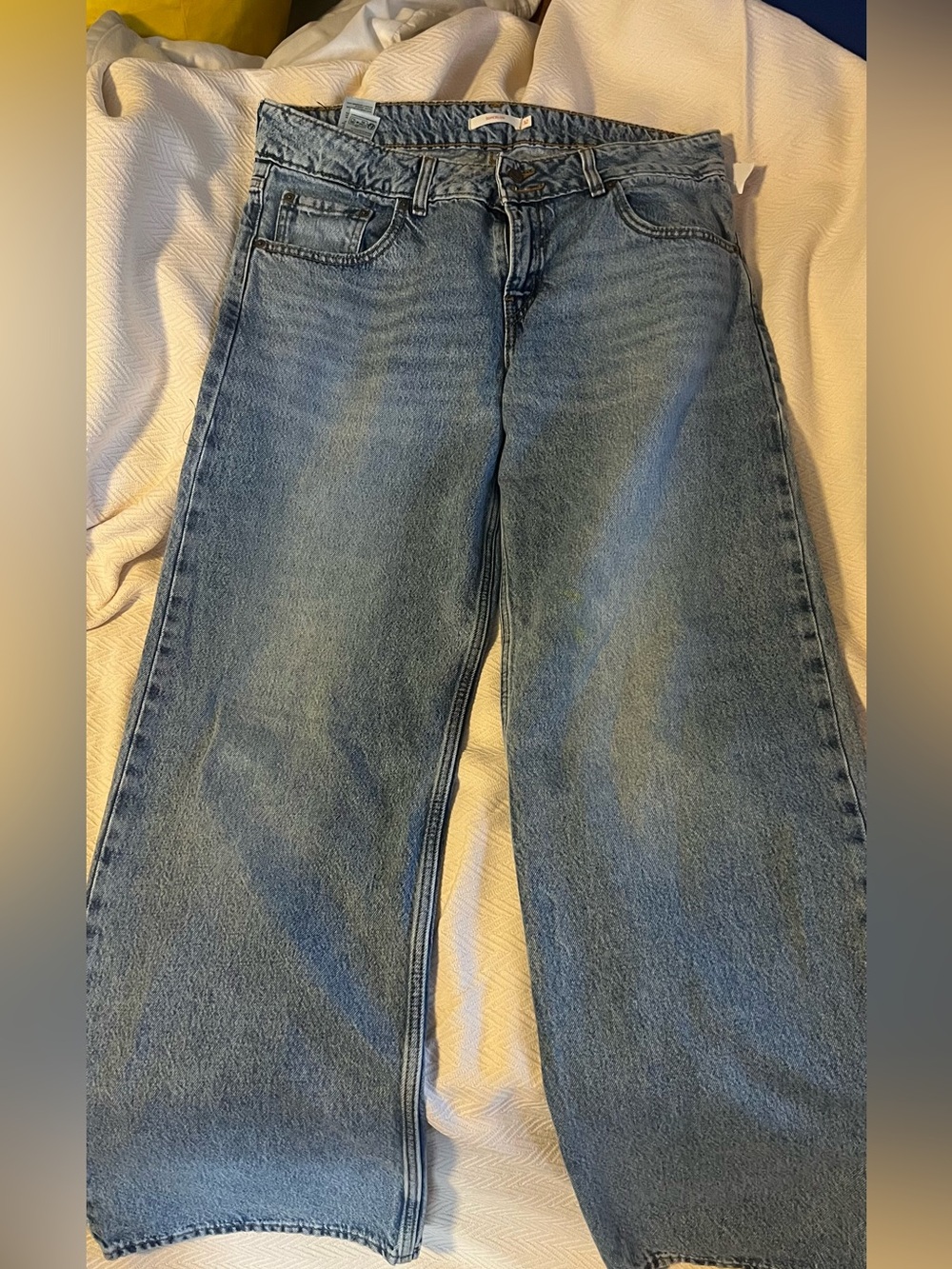 Women's Levi's superlow 32s y2k style baggy Light Blue Denim Jeans